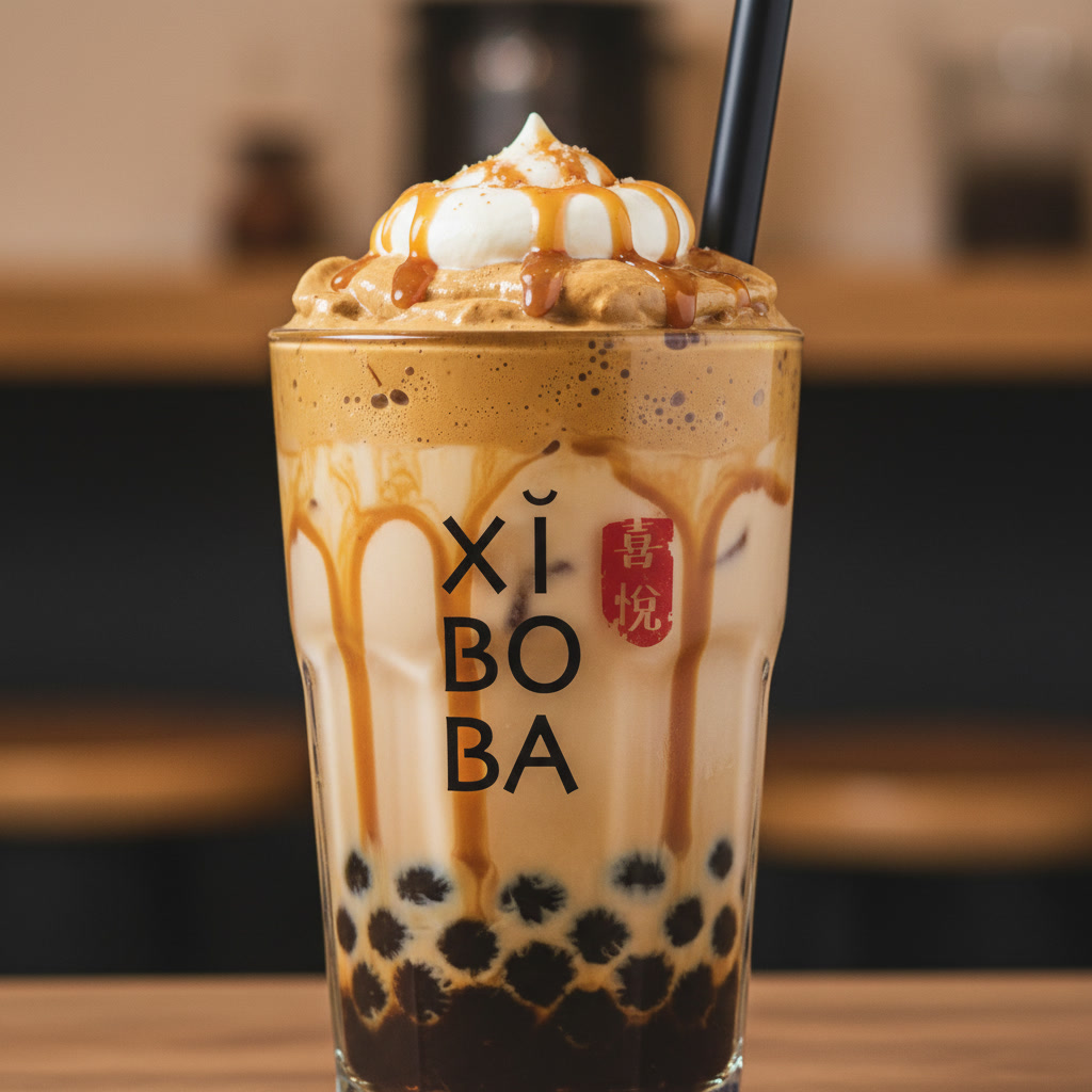 Salted Caramel Dalgoba Boba